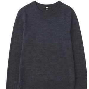 Uniqlo 100% Extra Fine Merino Crewneck Sweater NWT